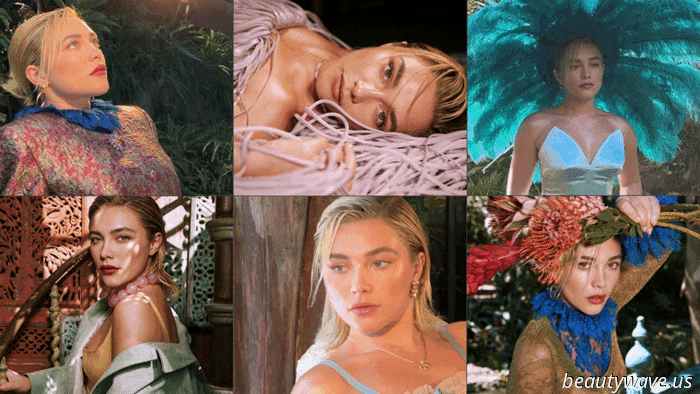 Florence Pugh's May cover is ingrained in my mind—here are all the hair and makeup details I can't stop thinking about.