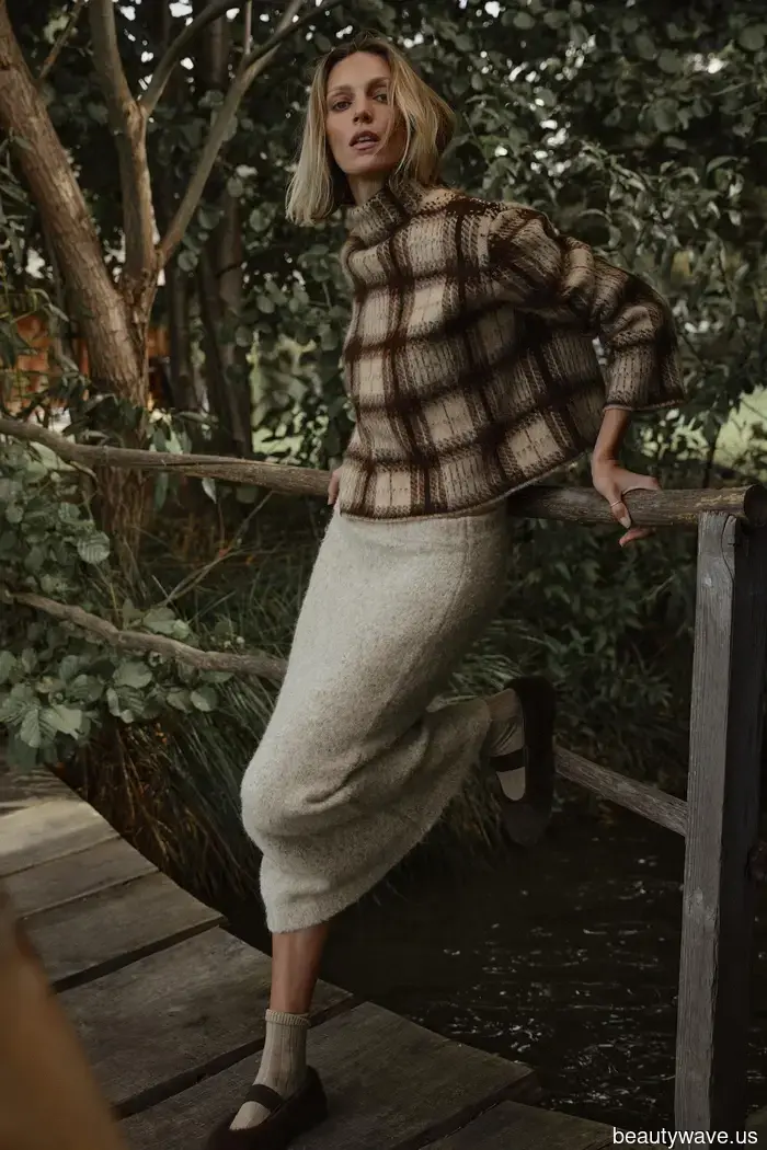 Nicht ein Rollkragenpullover, nicht ein Rundhals-Pullover: Dieser schicke Strickstil übernimmt gerade jetzt.