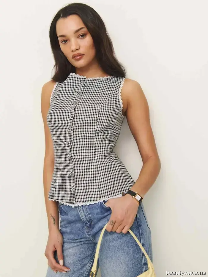 No, not cotton tees: refined dressers will be opting for this lovely top style instead this summer.