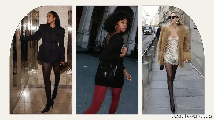 5 Stylish Dress-and-Tights Combinations That Simplify Winter Fashion