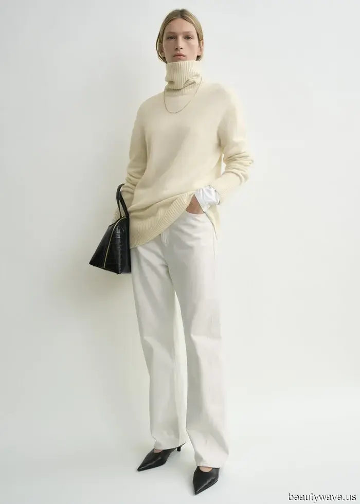 Nicht ein Rollkragenpullover, nicht ein Rundhals-Pullover: Dieser schicke Strickstil übernimmt gerade jetzt.