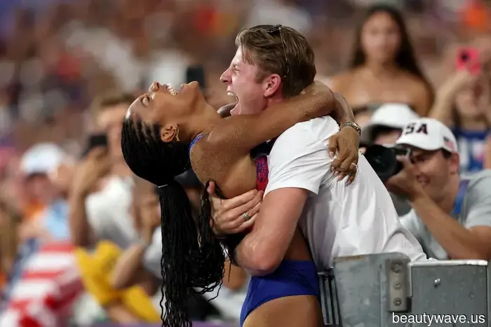 Married Olympians Tara Davis-Woodhall and Hunter Woodhall Have Much More in Common Than Just Gold Medals