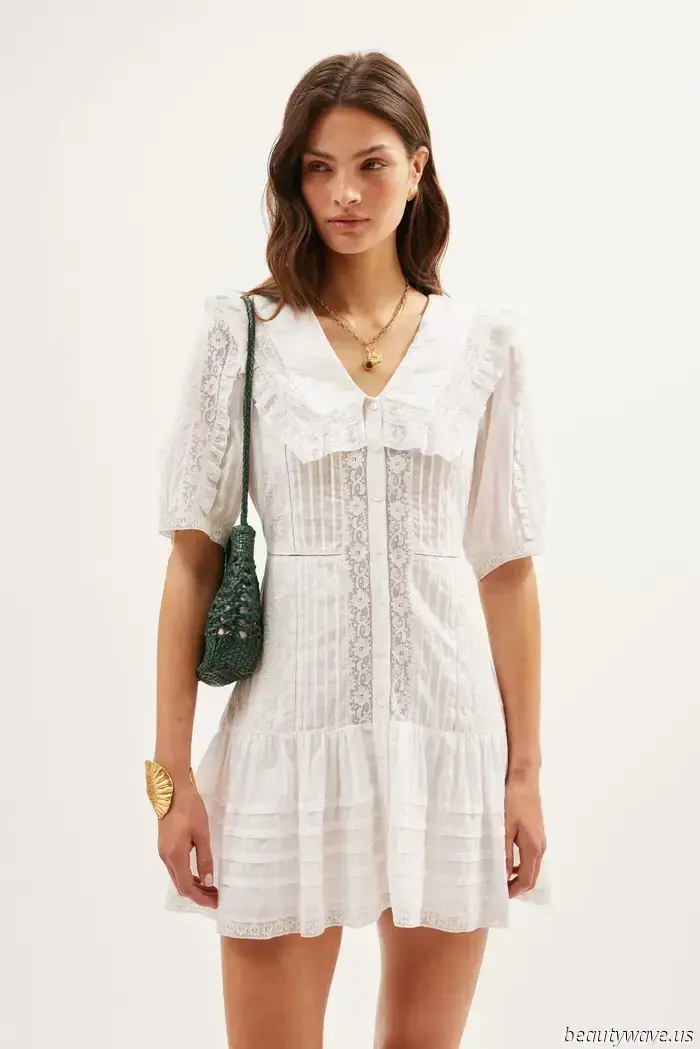 Two Simple, Fashionable Updates That Make White Summer Dresses Feel More "Unexpected" and "Exciting"
