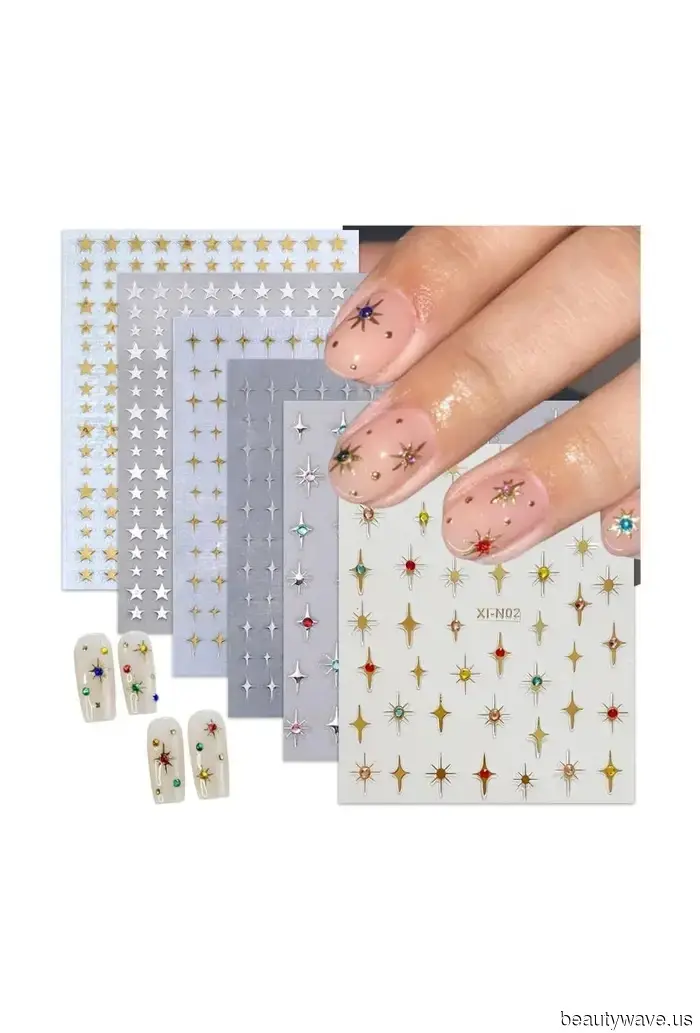 It's Official: Dua Lipa's Starry Nails Represent the Most Stylish Approach to a Festive Manicure.