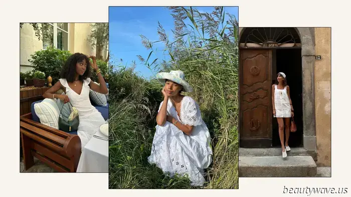 It's official: I'm abandoning shorts and jeans for the lovely dress trend I've been noticing among French fashionistas.