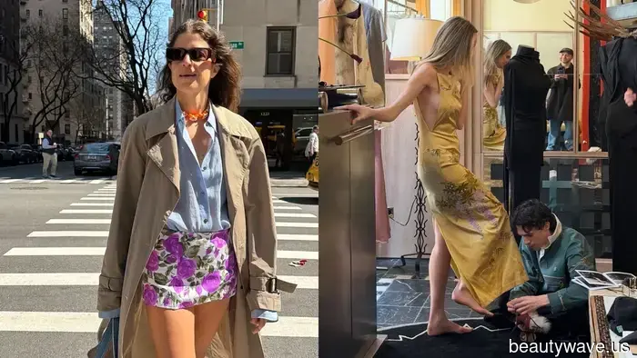 Los vestidores más cool de NYC están muy metidos en las flores en este momento.