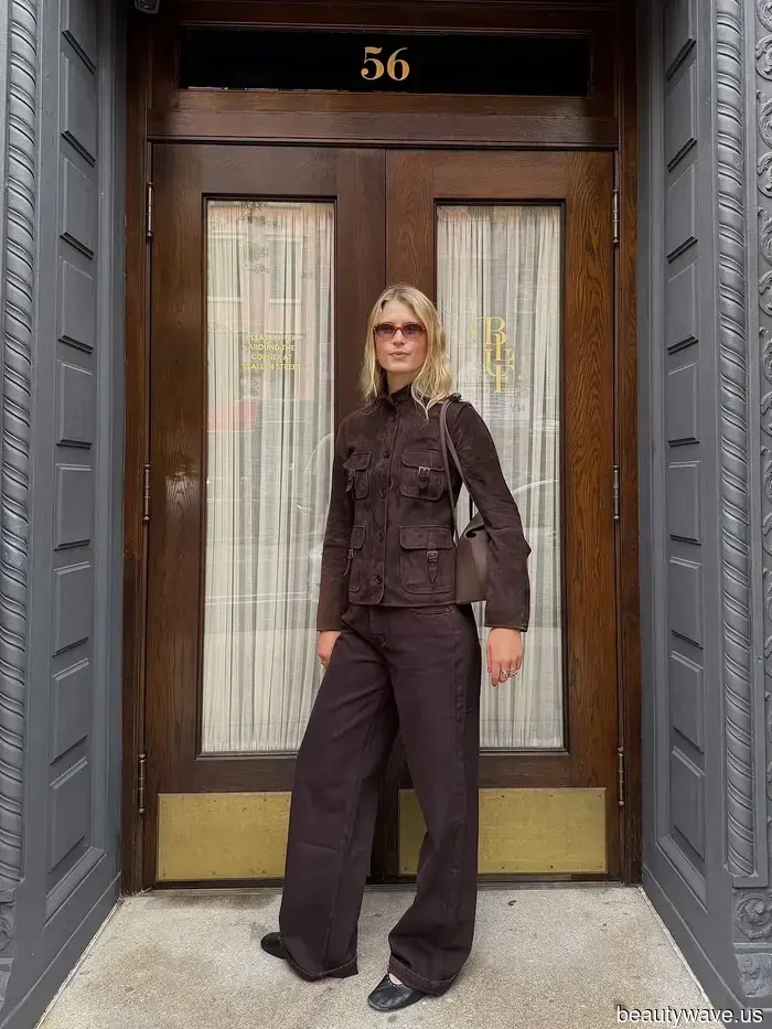 All the most stylish ballet-flat outfits share *this* common element for fall.