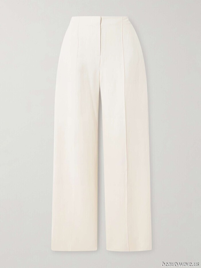 I looked for stylish, opaque white linen trousers, and these three pairs stood out as the best options.