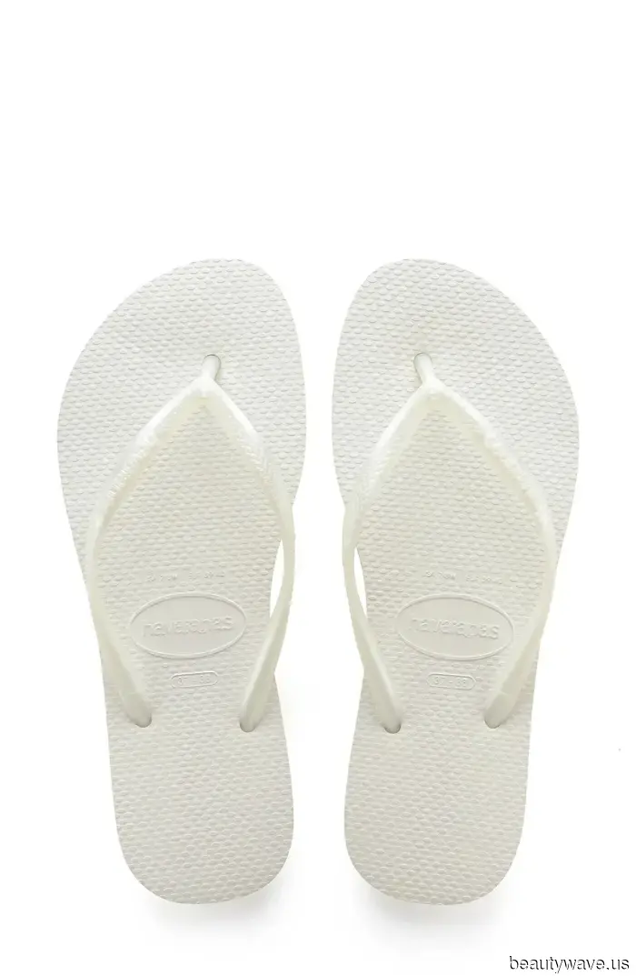 Flip-Flops sind schick zu Jeans, aber stilvolle Menschen tragen sie auch zu diesem Hosen-Trend.