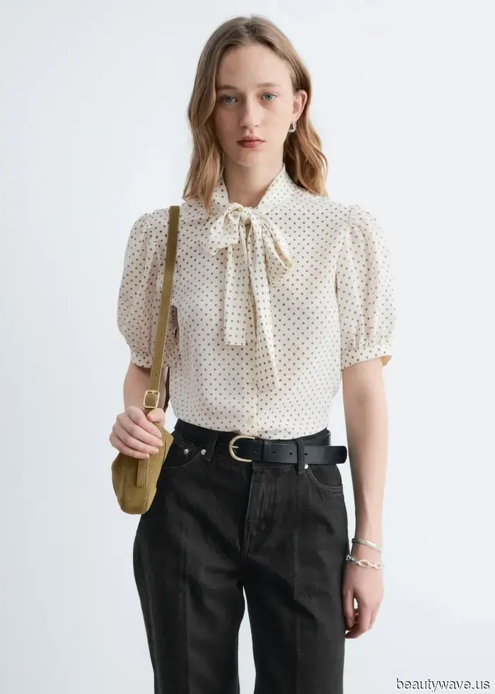 If you plan to sport polka dots this spring, style them like this.