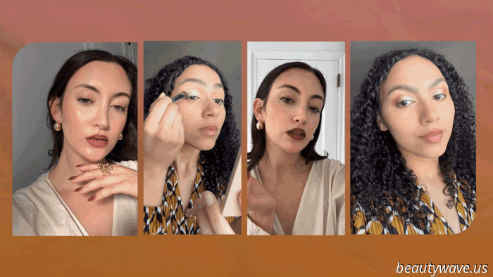 Occhi di cashmere! Pelle HD! Labbra Espresso! 4 Glam Makeup sembra copiare RN