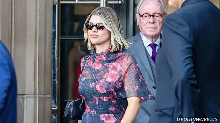 Sofia Richie Recently Enhanced Her Floral Dress with This Trendy Shoe Style