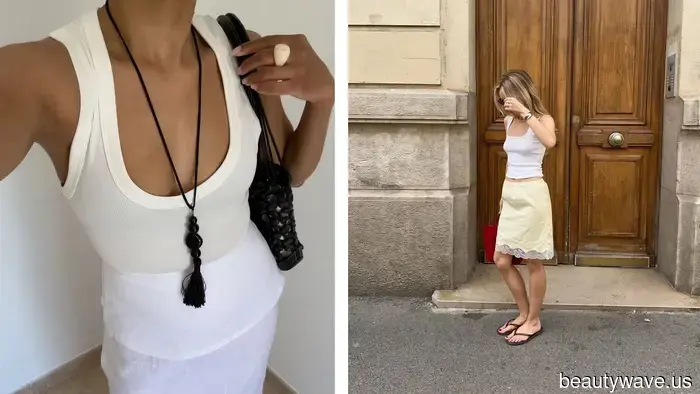 8 Particular Summer Trends Fashion Enthusiasts Are Pairing With Their Basic Tank Tops This Season