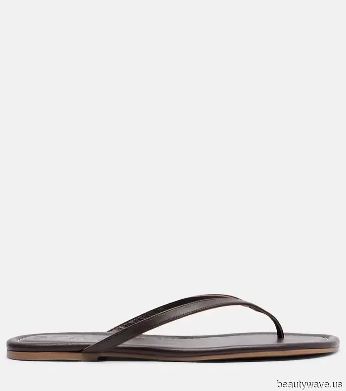 Believe me: Jeans, skirts, and shorts always appear more luxurious when paired with these flip-flops.
