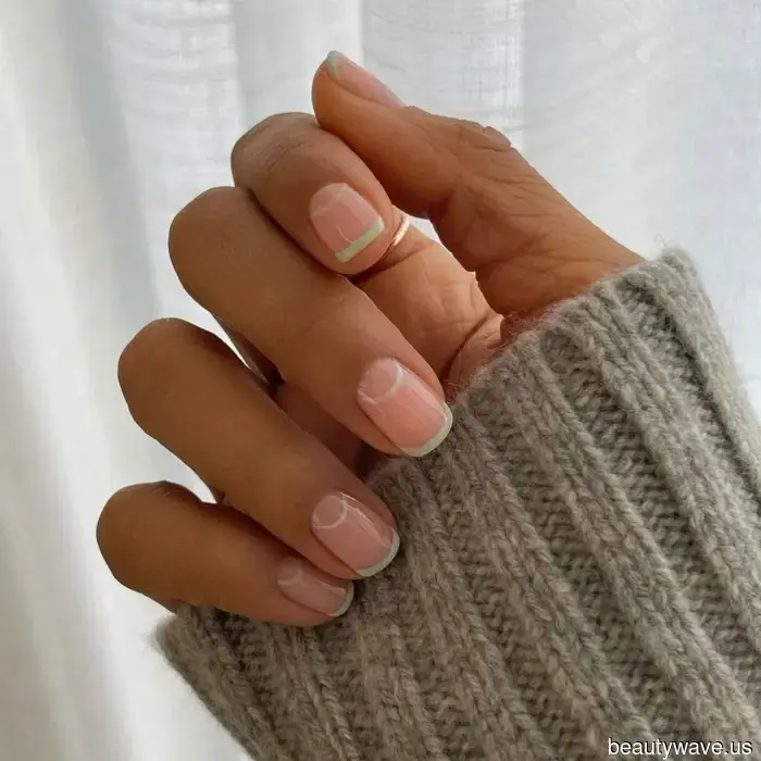 No, No Blanco&mdash;Este Color de Uñas Francés Inesperado Está Listo para Dominar Esta Temporada