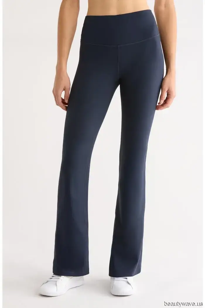 Not Leggings—This IYKYK pant trend appears even more stylish with black sneakers, particularly in this shade.