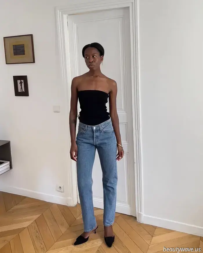 Is it just me, or are all the trendy girls opting for this denim style instead of baggy jeans?