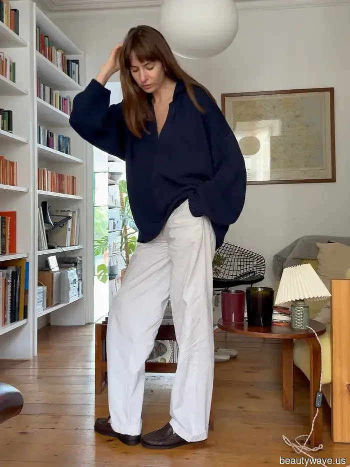 Где бы я ни был в Лондоне, самые стильные люди носят этот тёмно-синий свитер.