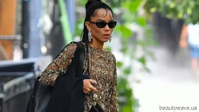 Forget Harry—Zoë Kravitz brought The Row's newest It Bag as her plus one to Taylor Swift's wedding.