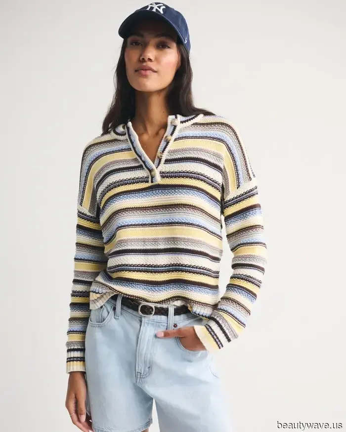 Вибрация на 100% хлопке, и эти стильные находки Abercrombie именно то, что нужно.