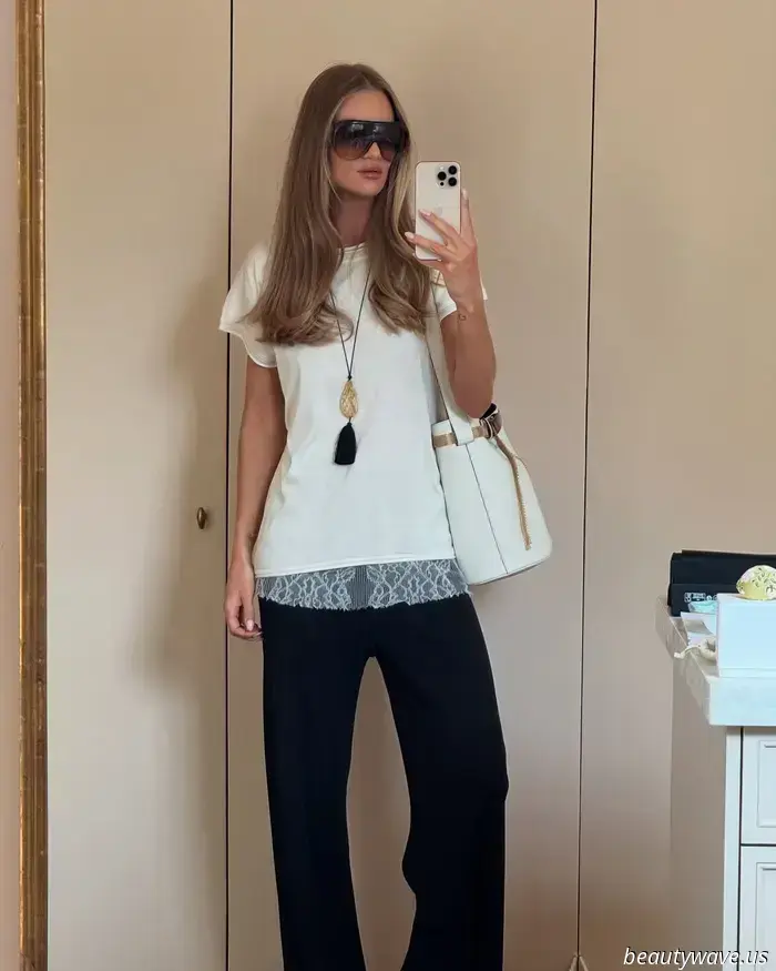 The Stylish Jewelry Trend That Everyone Fashionable is Pairing with White T-Shirts