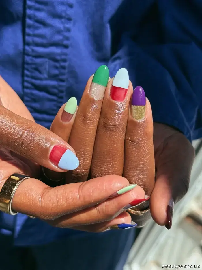 Invece delle unghie alla francese, le persone alla moda a L.A. e Milano stanno optando per questo inaspettato design per unghie.