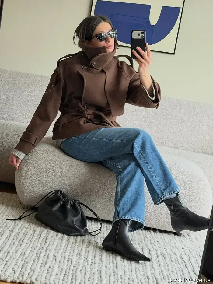 15 coole Denim-Outfit-Ideen, um dich durch die ersten Tage des Winters zu bringen