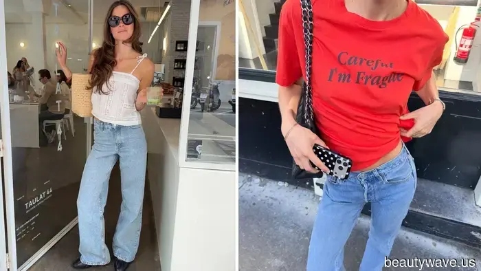7 Stylish Summer Tops Worn by Chic European Women with Jeans