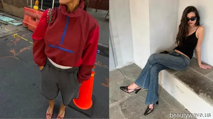 Die Rückkehr der lässigen Absätze&mdash;So stylen Modeleute sie mit entspannten Outfits