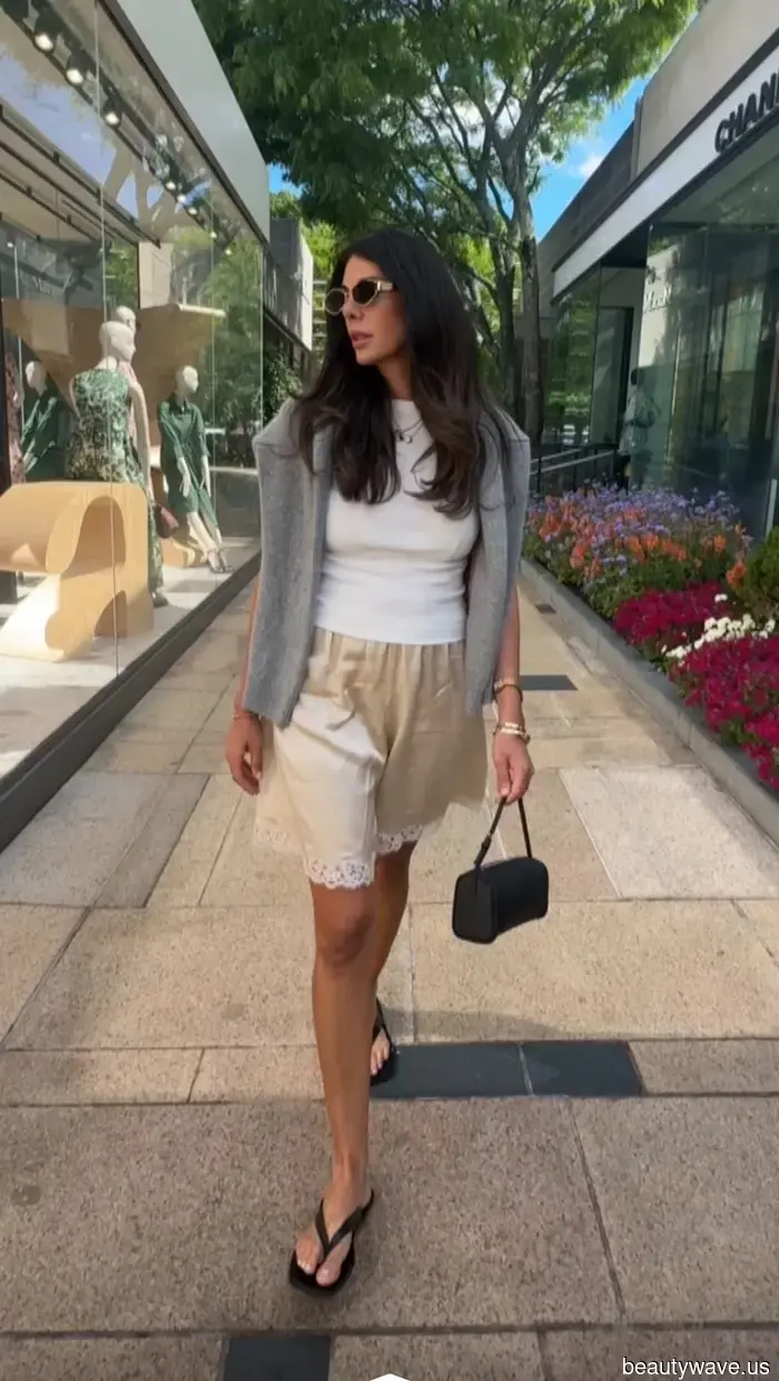 No soy normalmente una persona de pantalones cortos, pero esta elegante tendencia me ha convencido.