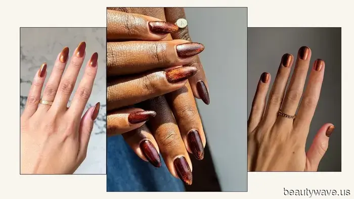 Non Argento, Non Oro&mdash;Questa È la Tendenza delle Unghie Metalliche che Sta Dominando Questo Dicembre