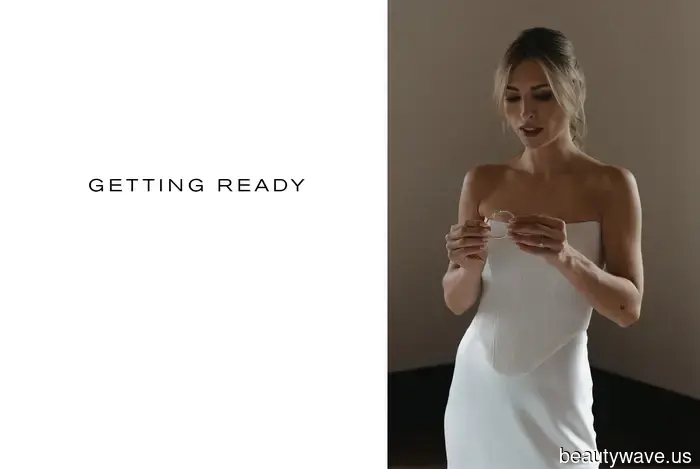 Questa bellissima sposa indossava un abito su misura per il suo matrimonio intimo a Berlino.