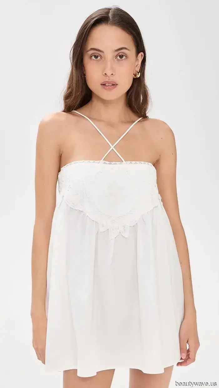 Si vas a comprar un nuevo vestido blanco este verano, asegúrate de que sea uno de estos.
