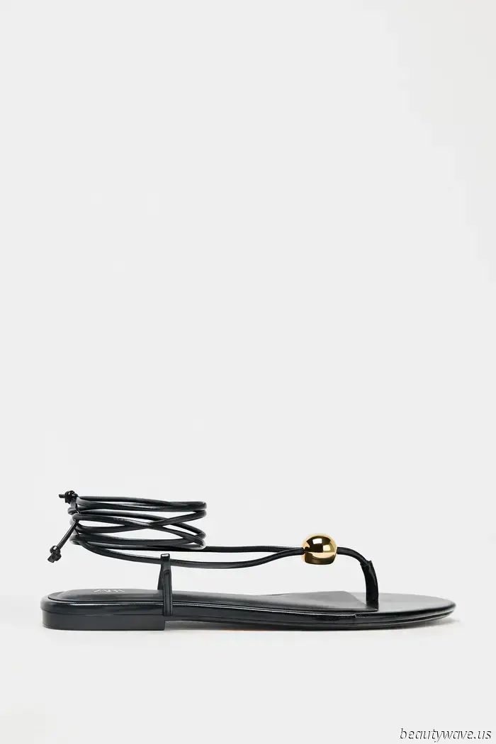 Put Away the Flip-Flops—These Classic Sandals Enhance the Beauty of White Skirts.
