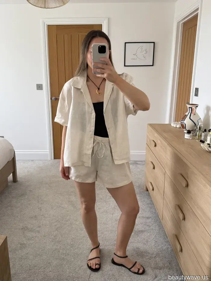 I Recently Tried On H&M's Full Linen Collection—These 18 Items Appeared and Felt Extremely Luxurious.