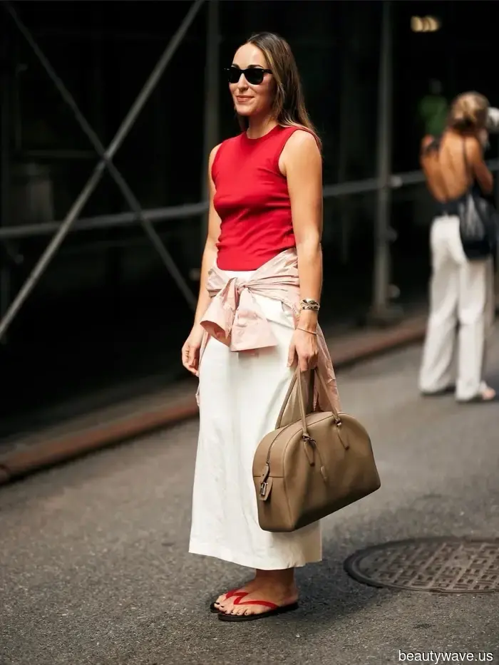 Farewell to the White Tee—Opt for This Unconventional Top If You Aspire to Style Like a Fashionista.