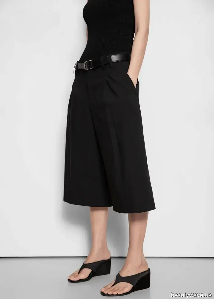 Über das Knie, aber keine Capri, das sind die coolen Hosen, die jeder diesen Frühling trägt.