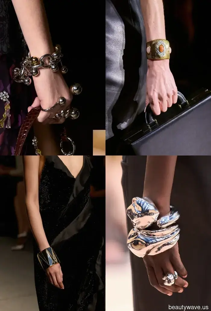 Skip the delicate necklaces—runway trends show that this is the most stylish way to flaunt jewelry this fall.