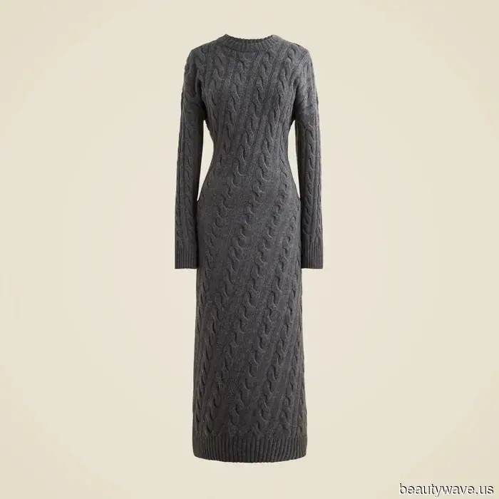 Das ist der dezente Kleid-Trend, den jeder im Winter mit Stiefeln trägt.