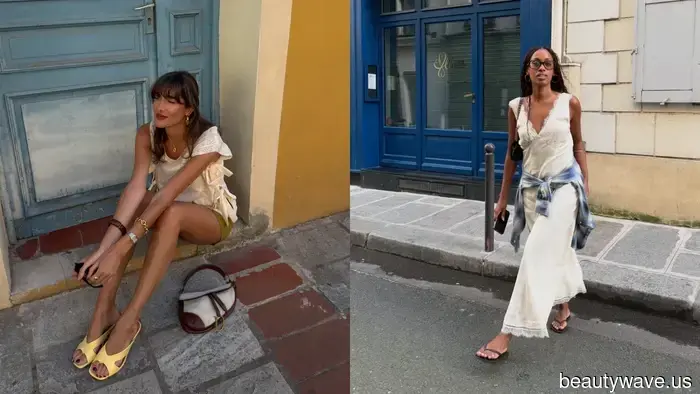 París en julio es sofocante&mdash;Aquí está lo que las elegantes chicas francesas usan para verse frescas en un calor de 100 grados