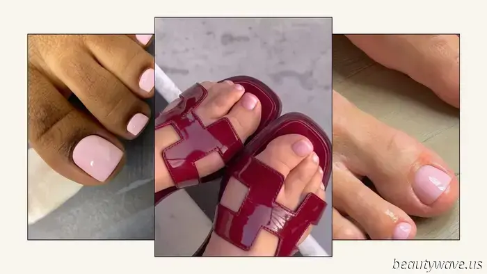 This is undoubtedly the most sophisticated pedicure color to sport this summer.