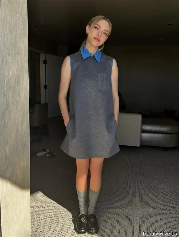 Amanda Seyfried ha indossato la combinazione scarpe e vestito che vedrai su ogni elegante vestitrice a Parigi, CPH e NYC.