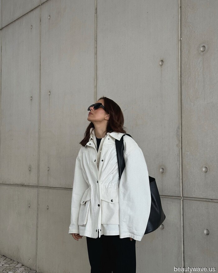 Nichts sagt "Ich bin eine Modeperson" mehr als dieser Jackentrend (übrigens ist es kein Leder oder Wildleder).