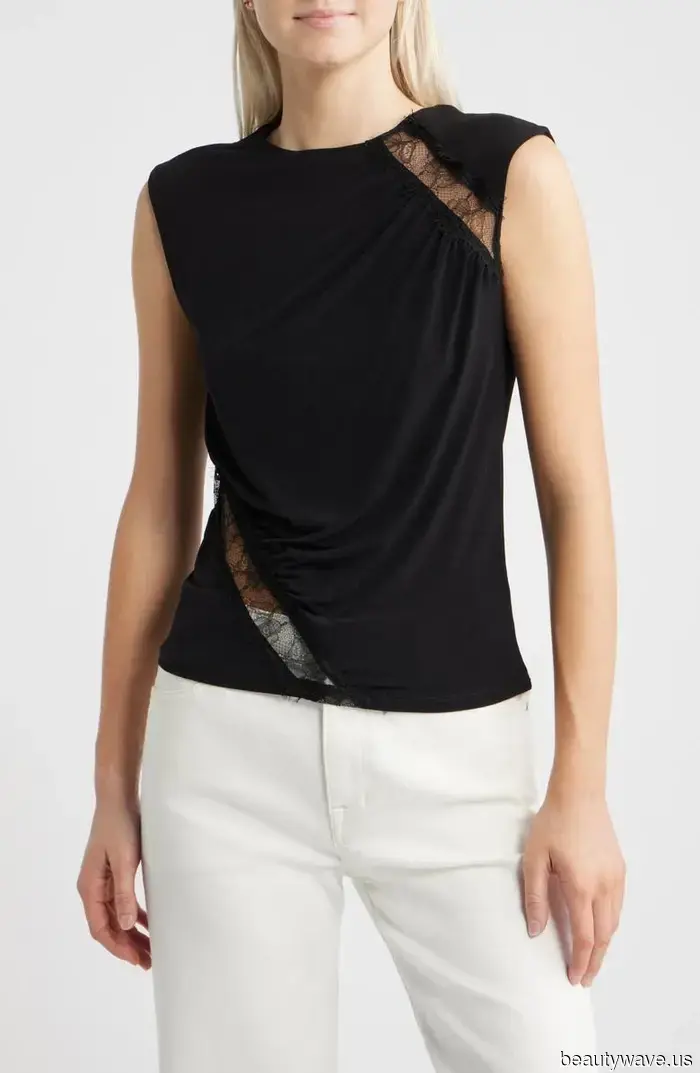 Lace! Transparent! Satin! 31 Stunning Tops to Match With Your Favorite Jeans This Spring