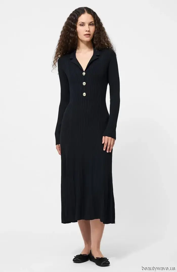 This is the understated dress trend that everyone pairs with boots during the winter.