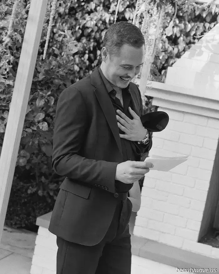 The owner of this vintage boutique chose to wear archival Calvin Klein for her intimate backyard wedding in Los Angeles.