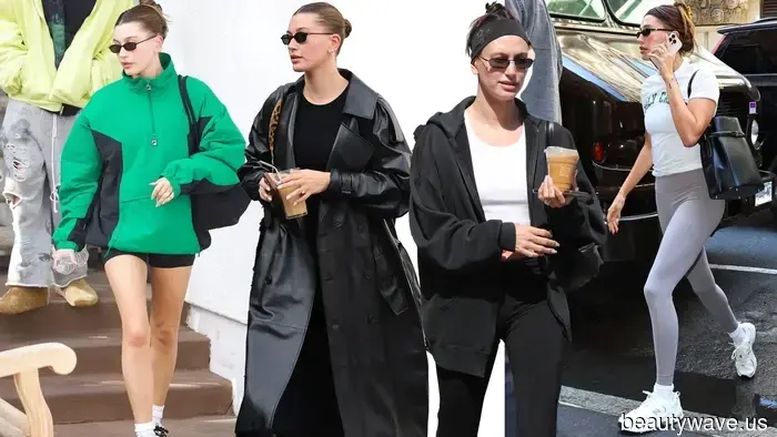 Ich schwöre, dass das Anziehen wie Hailey Bieber beim Pilates meine Form unendlich besser macht.