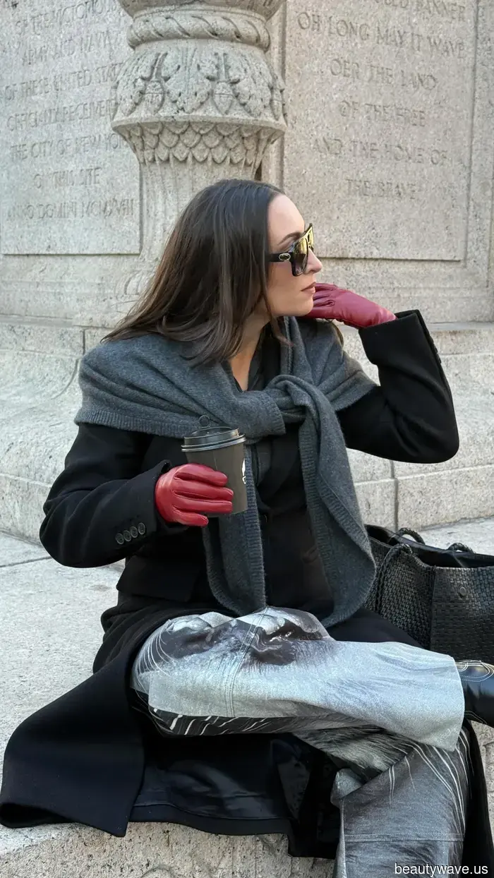 Black leather gloves are stylish, but this surprising accessory is ten times more impressive.