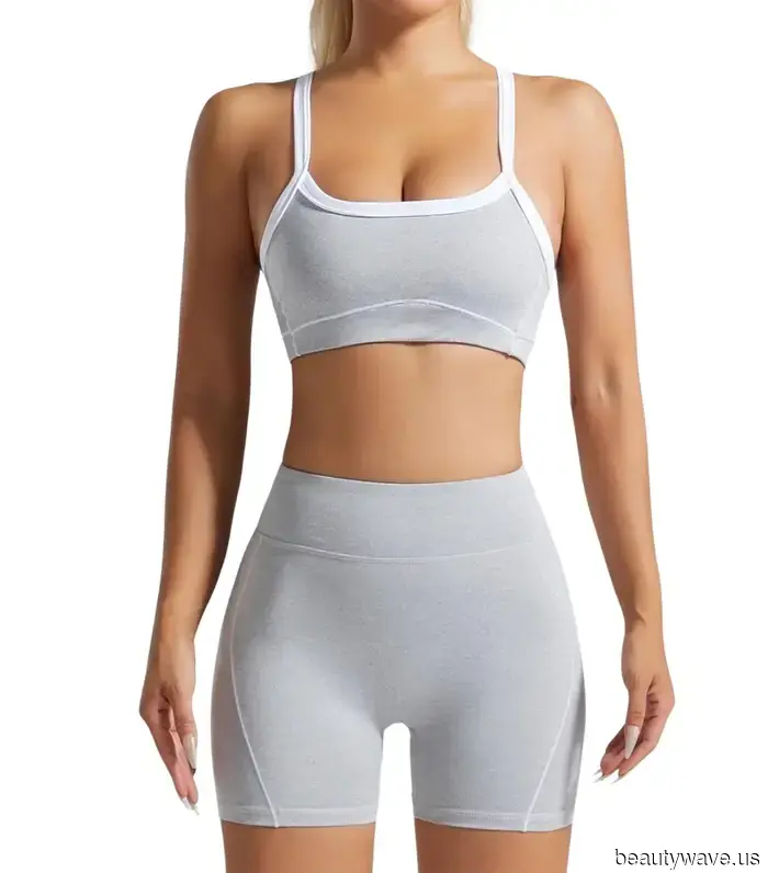 Heiße Mädchen mit kleinem Budget bestellen diesen süßen Trainingssets von Amazon diesen Sommer.