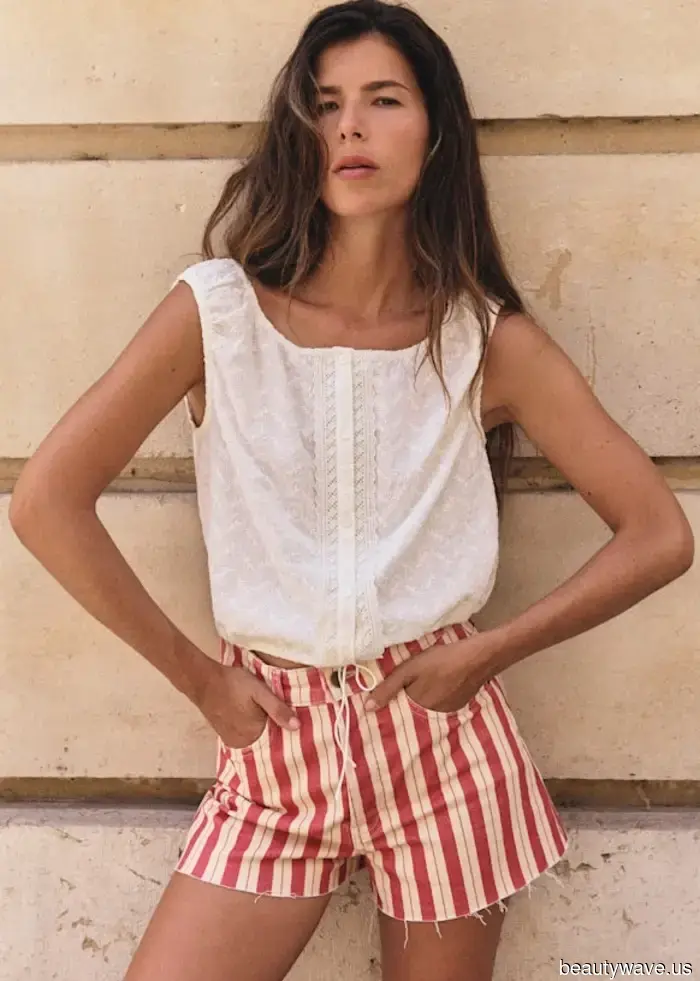 Lo he encontrado: La parte superior de chica francesa de culto que las mujeres en París usan para elevar jeans, pantalones de lino y faldas.